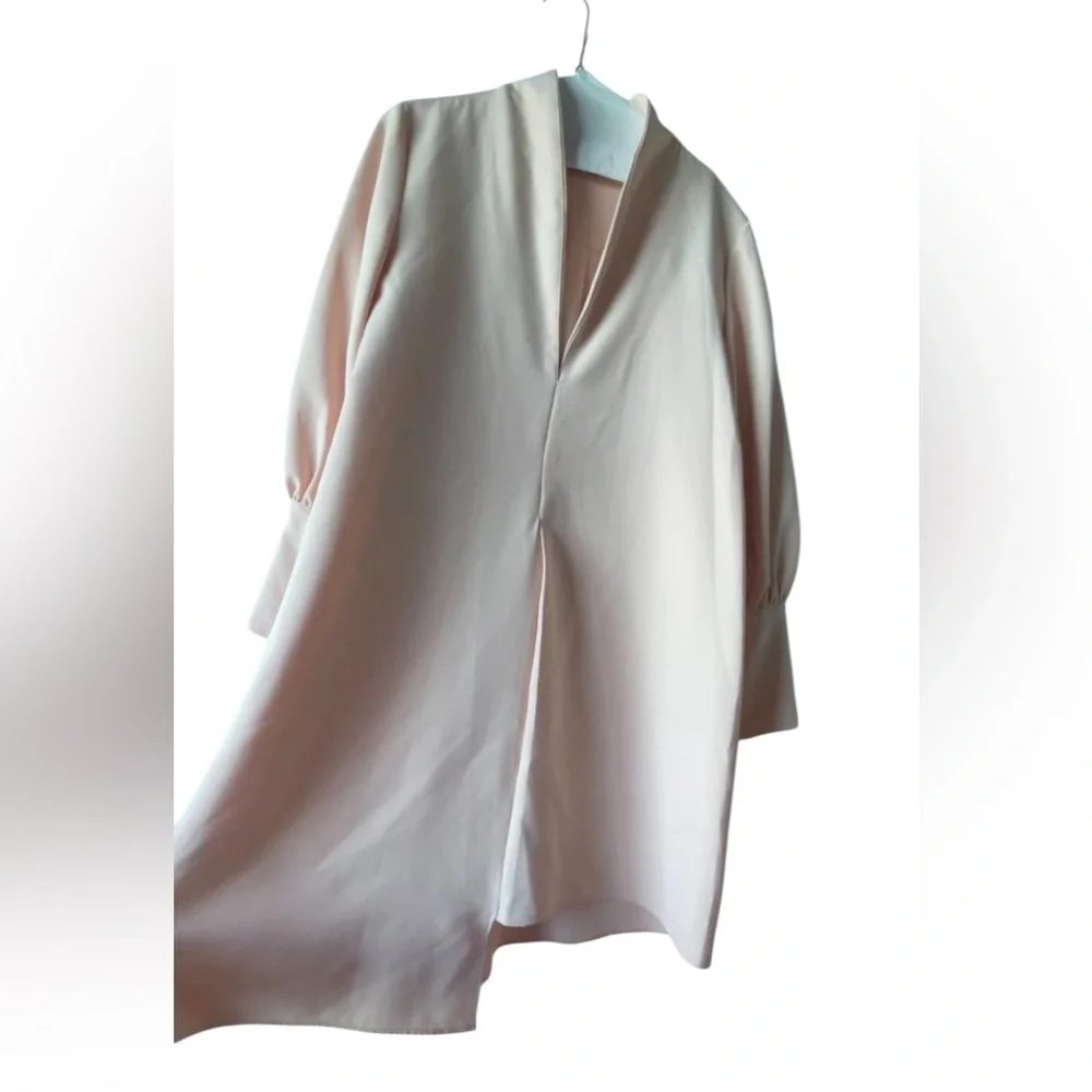 Elegant Pink‎ V-Neck Dress